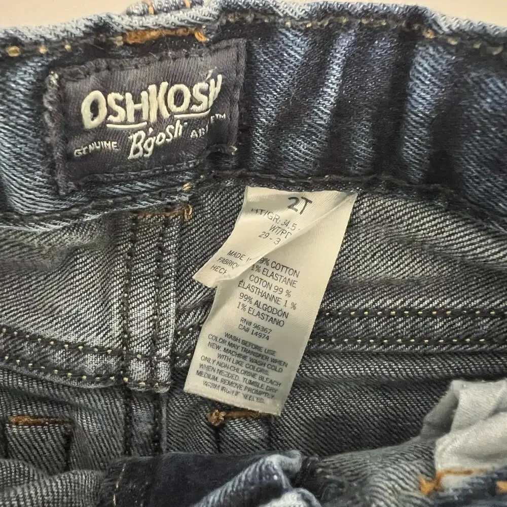 OshKosh Bgosh Dark Wash Skinny Jeans Size 2T